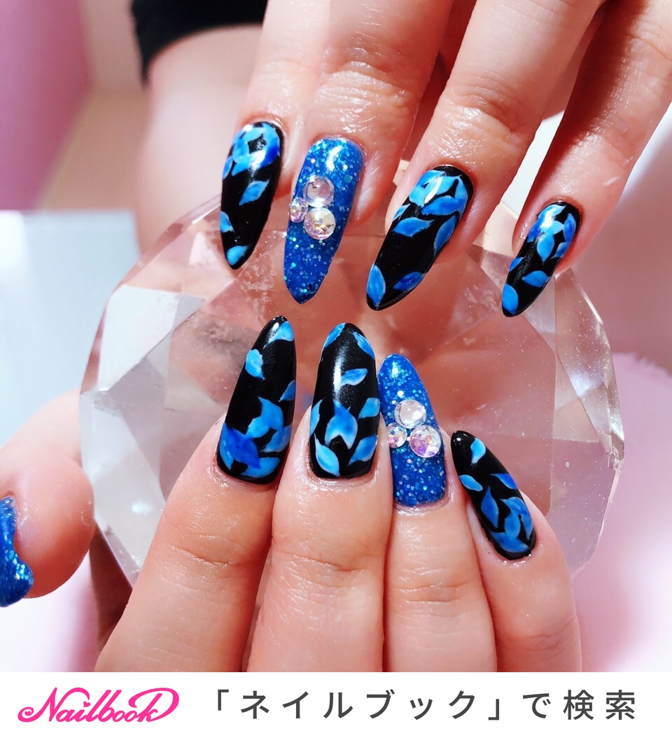 M-STYLE ネイルアート筆 青 M-STYLE ネイルアート筆 青 M-STYLE ネイルアート筆 青 - ネイル