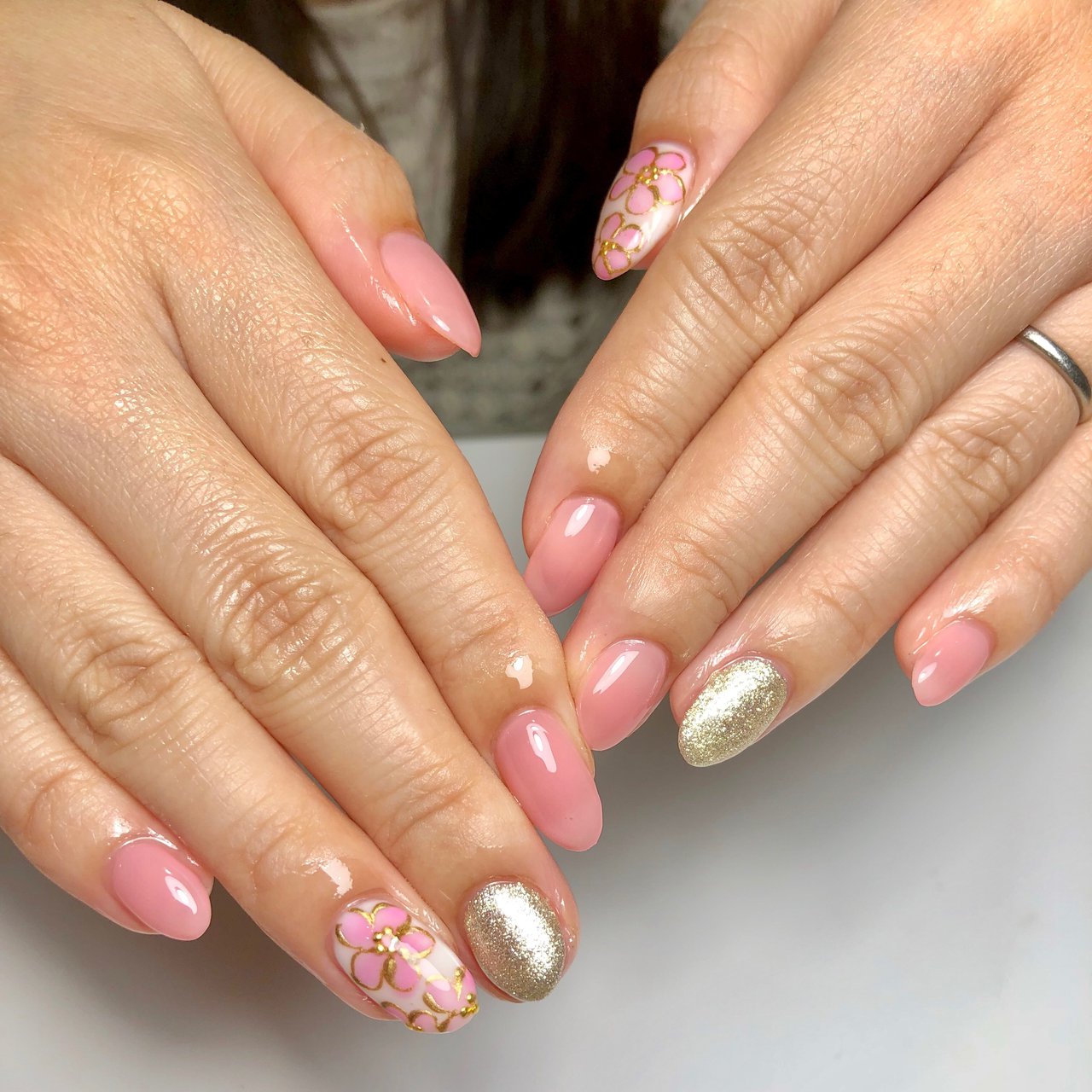 オールシーズン 卒業式 入学式 デート ハンド さやぷーのネイルデザイン No ネイルブック