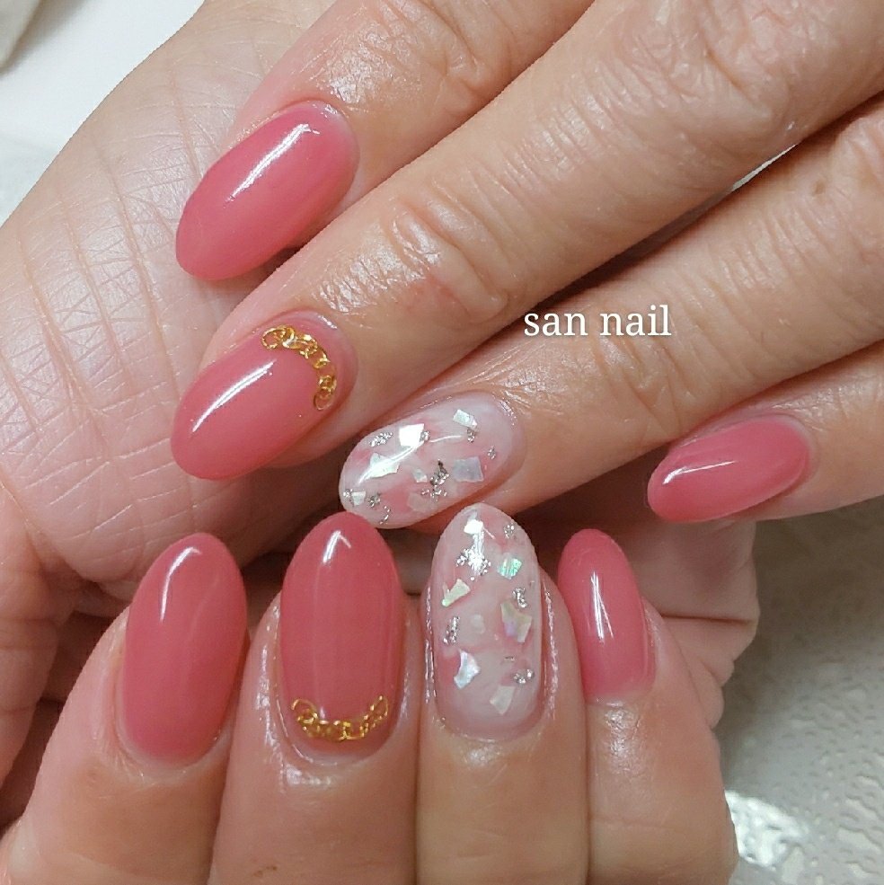 夏 オールシーズン オフィス ハンド ワンカラー San Nailのネイルデザイン No ネイルブック