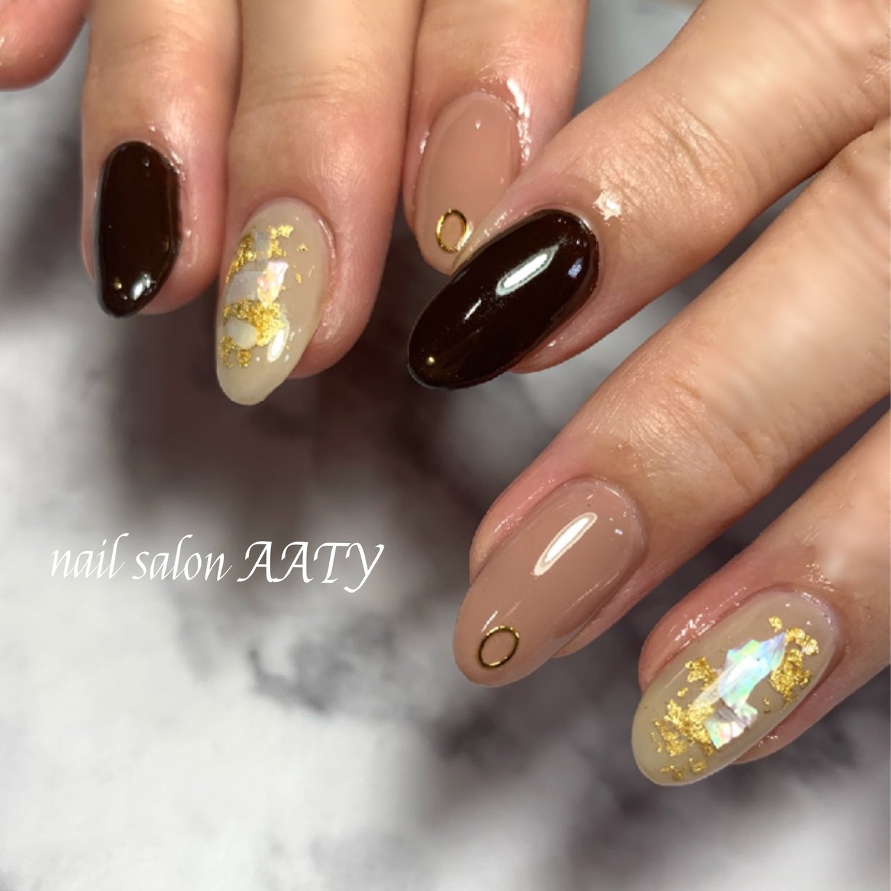 オールシーズン ハンド シェル ミディアム ホワイト tynailのネイルデザイン No ネイルブック