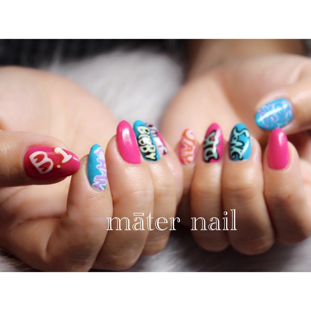 夏 海 リゾート ライブ ハンド Maternailのネイルデザイン No