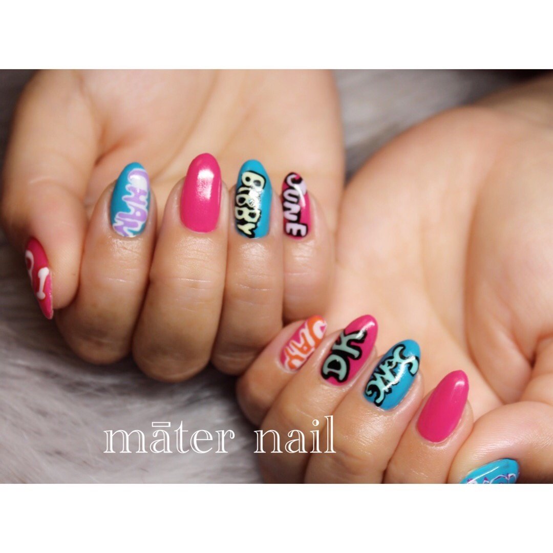 夏 海 リゾート ライブ ハンド Maternailのネイルデザイン No