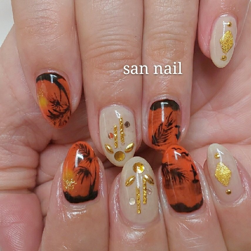 夏 オールシーズン リゾート 女子会 グラデーション San Nailのネイルデザイン No ネイルブック