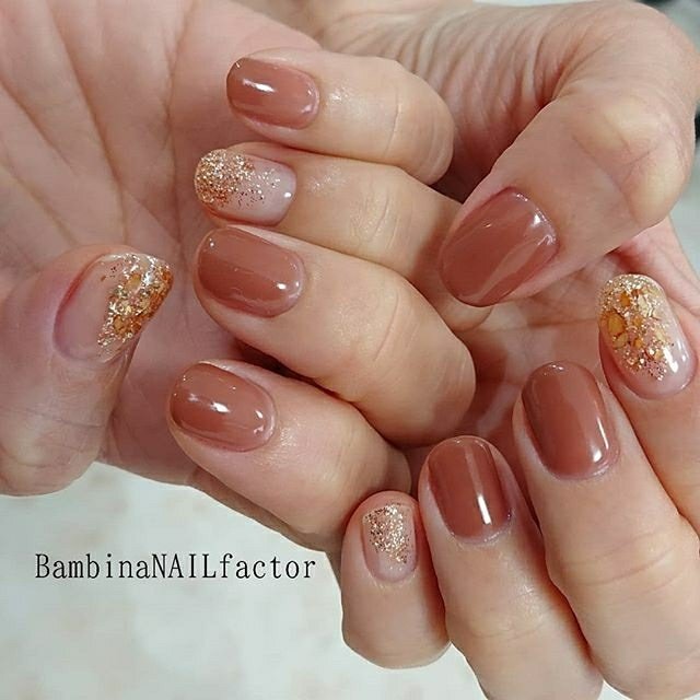 シンプル ラメ ワンカラー Bambinanailfactorkiyokoのネイルデザイン No ネイルブック