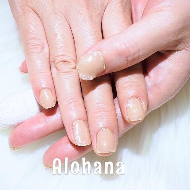 オールシーズン オフィス ハンド シンプル ワンカラー Alohanaのネイルデザイン No ネイルブック