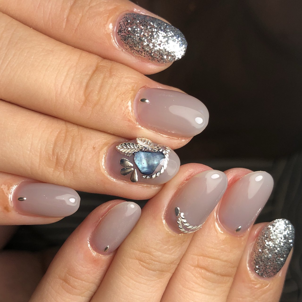 夏 秋 ハンド シンプル シェル Sakuのネイルデザイン No ネイルブック