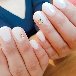 おすすめ順｜#ホワイトワンカラーのネイルデザイン(5ページ目)｜ネイル