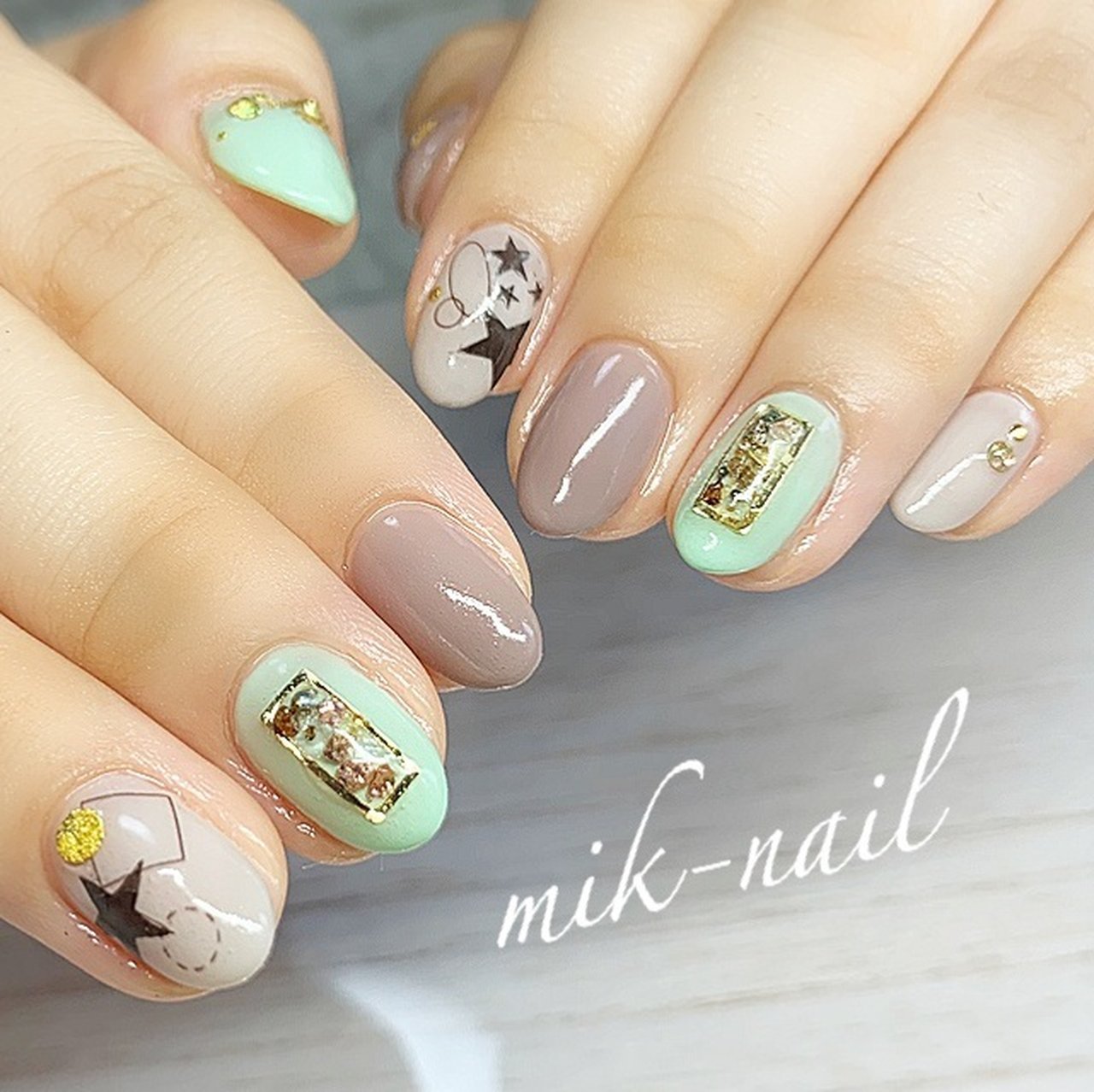 春 夏 ライブ スポーツ ハンド Mik Nail石堂美貴のネイルデザイン No ネイルブック