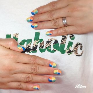 バスケットボールのネイルデザイン ネイルブック