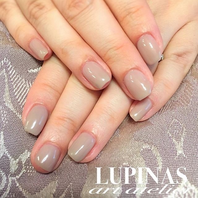 オールシーズン オフィス ハンド ワンカラー ショート Kanaのネイルデザイン No ネイルブック