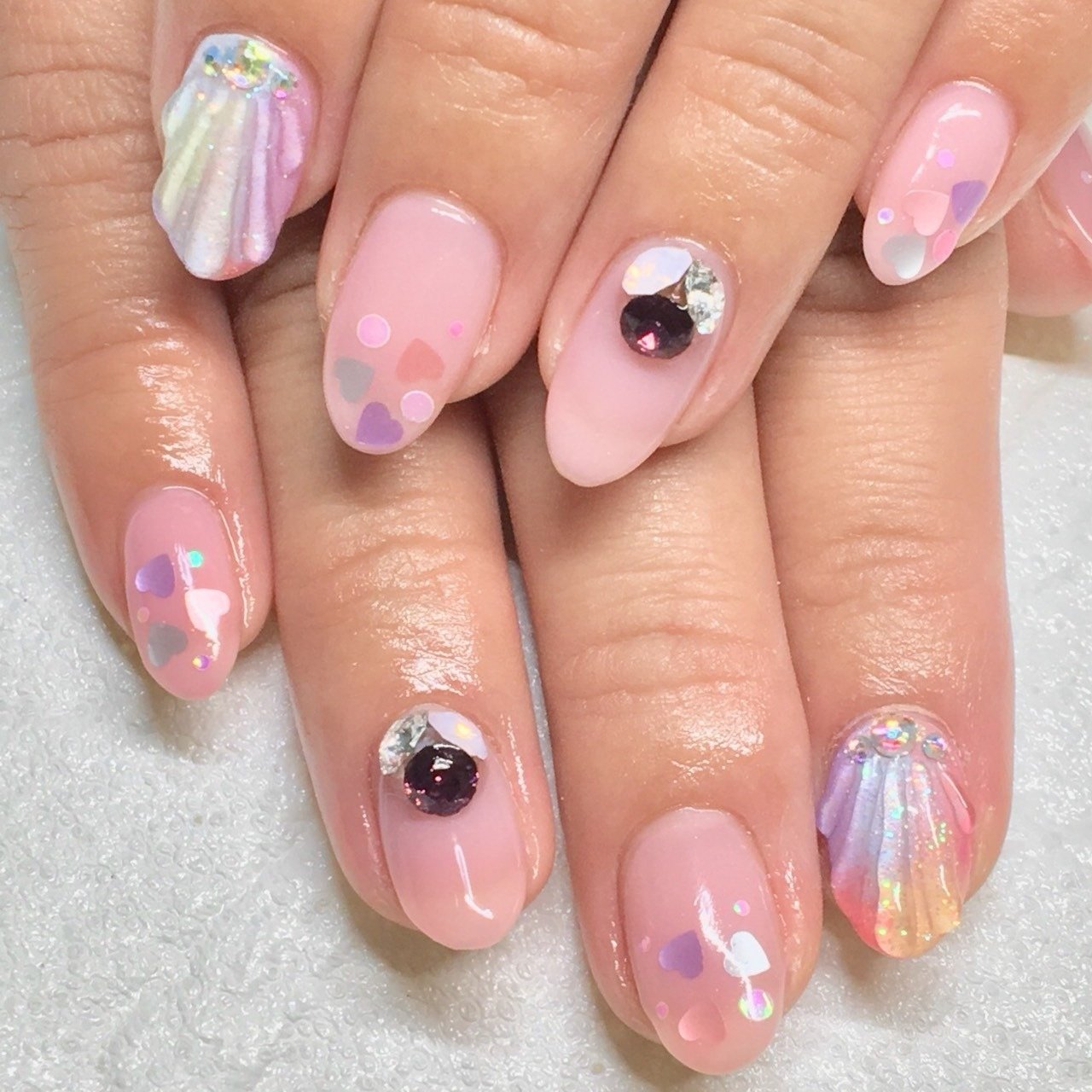 夏 旅行 リゾート デート ハンド Nail Salon Lamer ラメール のネイルデザイン No ネイルブック