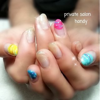 水風船ネイルのネイルデザイン 7ページ目 ネイルブック