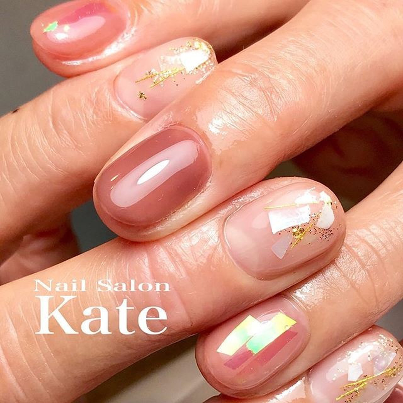 夏 ボルドー ブラウン お客様 ネイルサロン Kateのネイルデザイン No ネイルブック