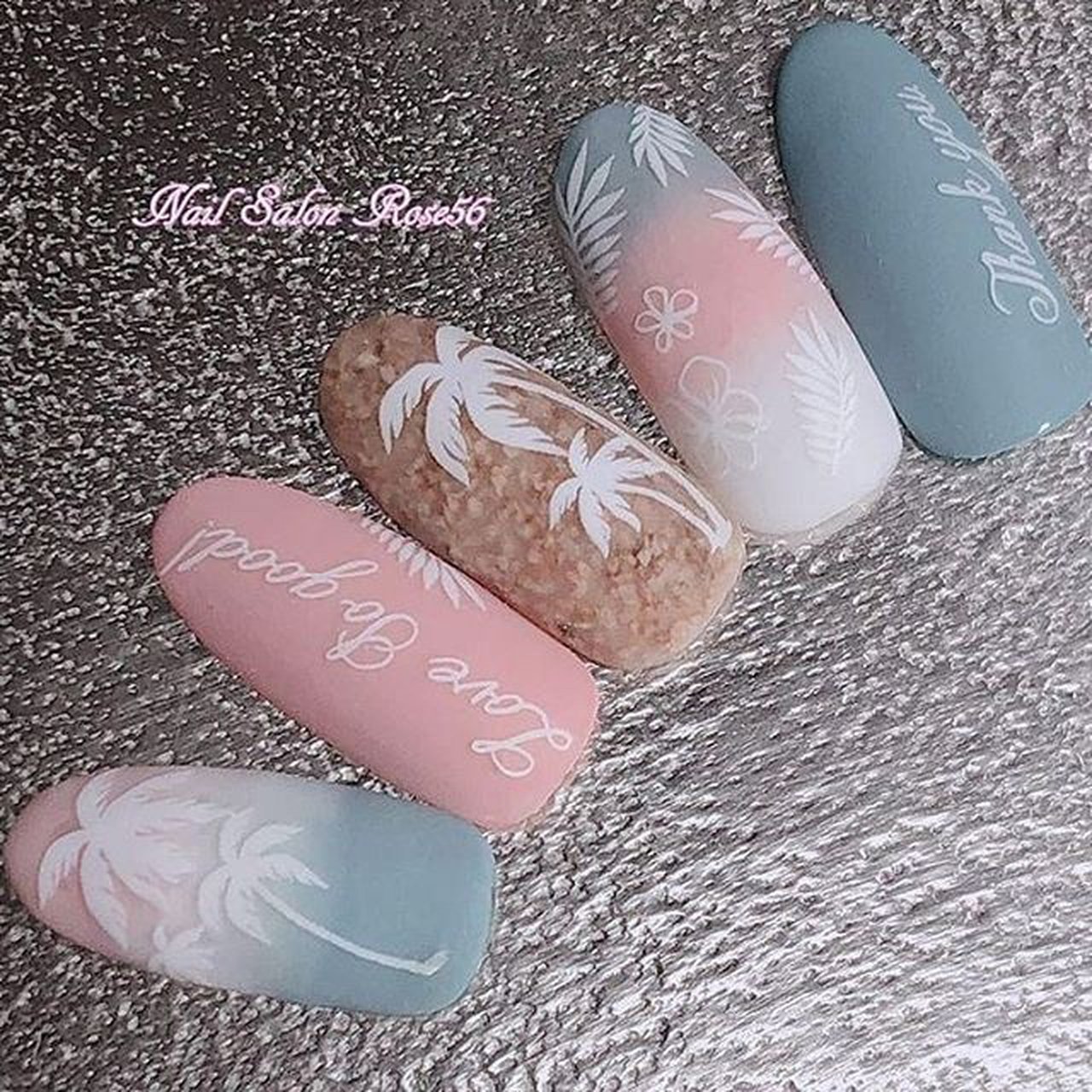 夏 リゾート ハンド ロング ホワイト Nail Salon Rose 56のネイルデザイン No ネイルブック