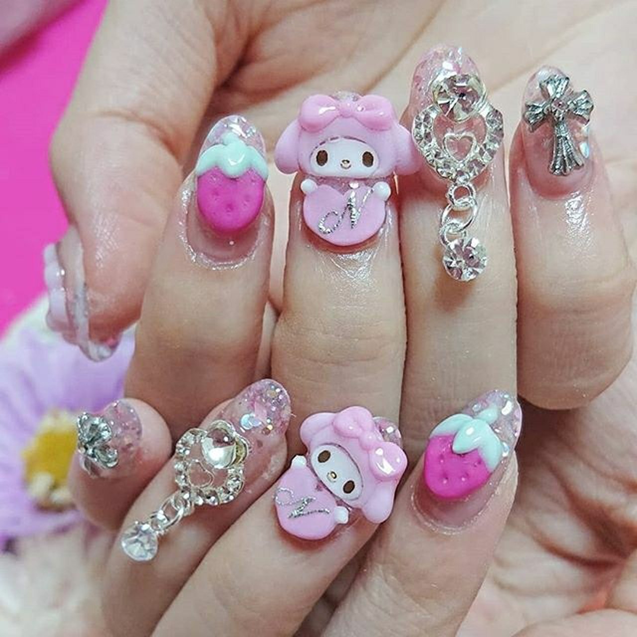 第1位獲得！ 3Dネイルパーツ 3Dパーツ ✩ jun❤︎nail 4個セット 通販 現品のみ！ ネイルケア