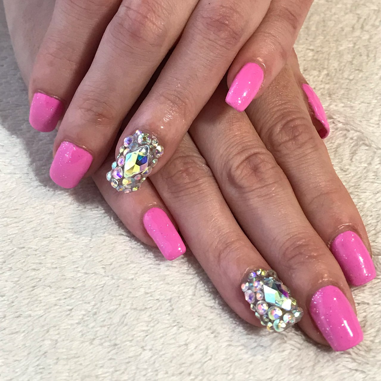 夏 フット ビジュー ラメ ワンカラー Reiko Takeuchiのネイルデザイン No ネイルブック