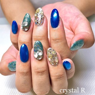 すれちがい リンジー・ジェル・ミラー ミラー✖️マグネット💙 ブルーの透明感が可愛かった 色味変えて