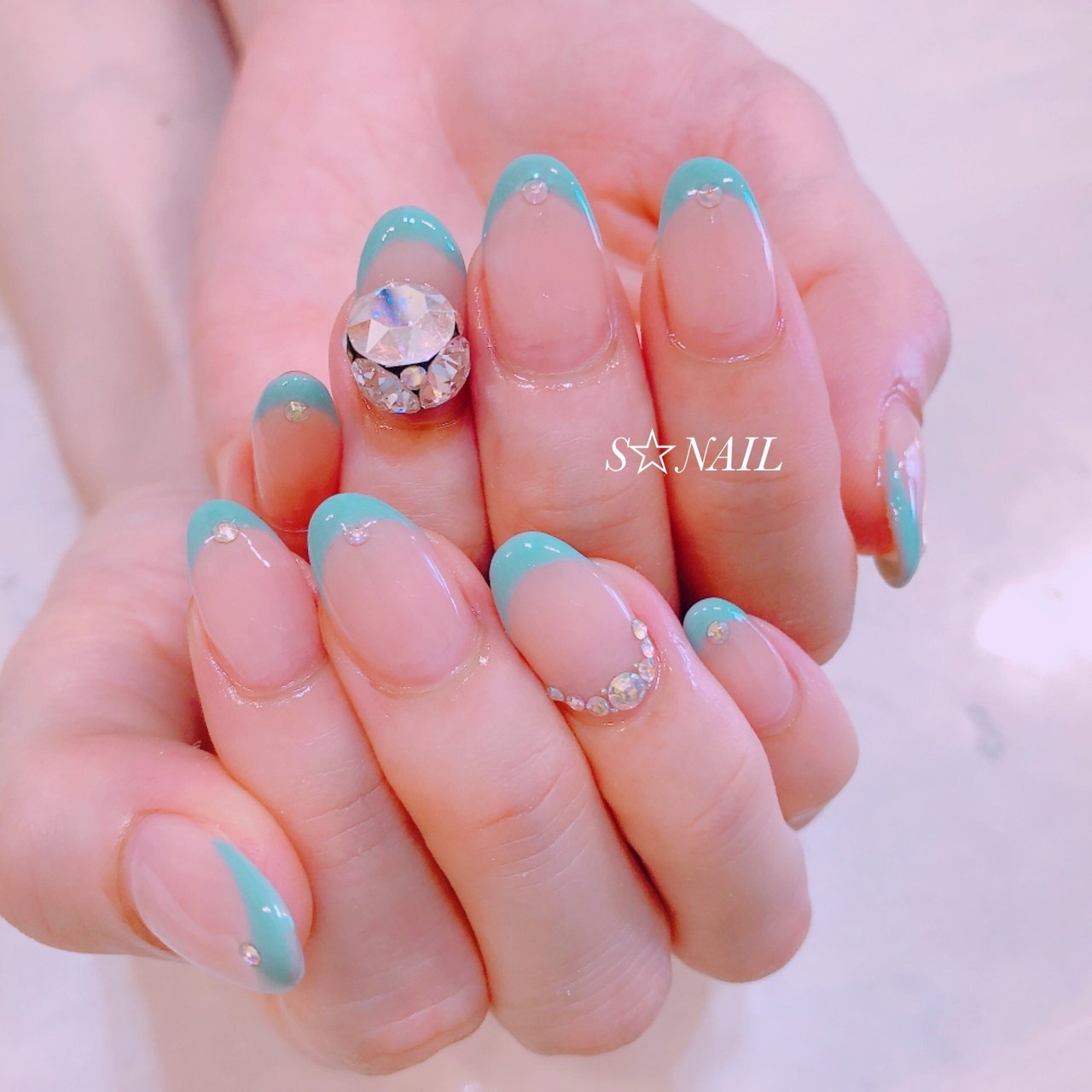 夏 オフィス ブライダル デート ハンド 大阪府和泉市 S Nailのネイルデザイン No ネイルブック