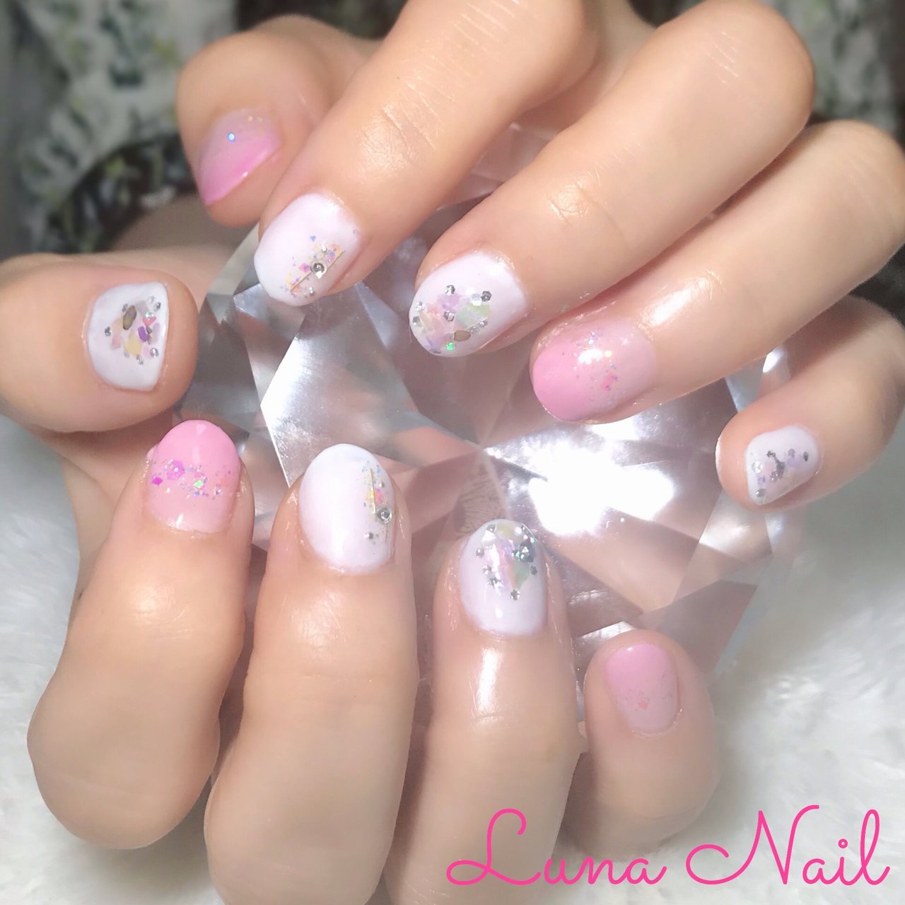春 夏 オフィス デート ハンド Lunanail2018のネイルデザイン No 4489150 ネイルブック