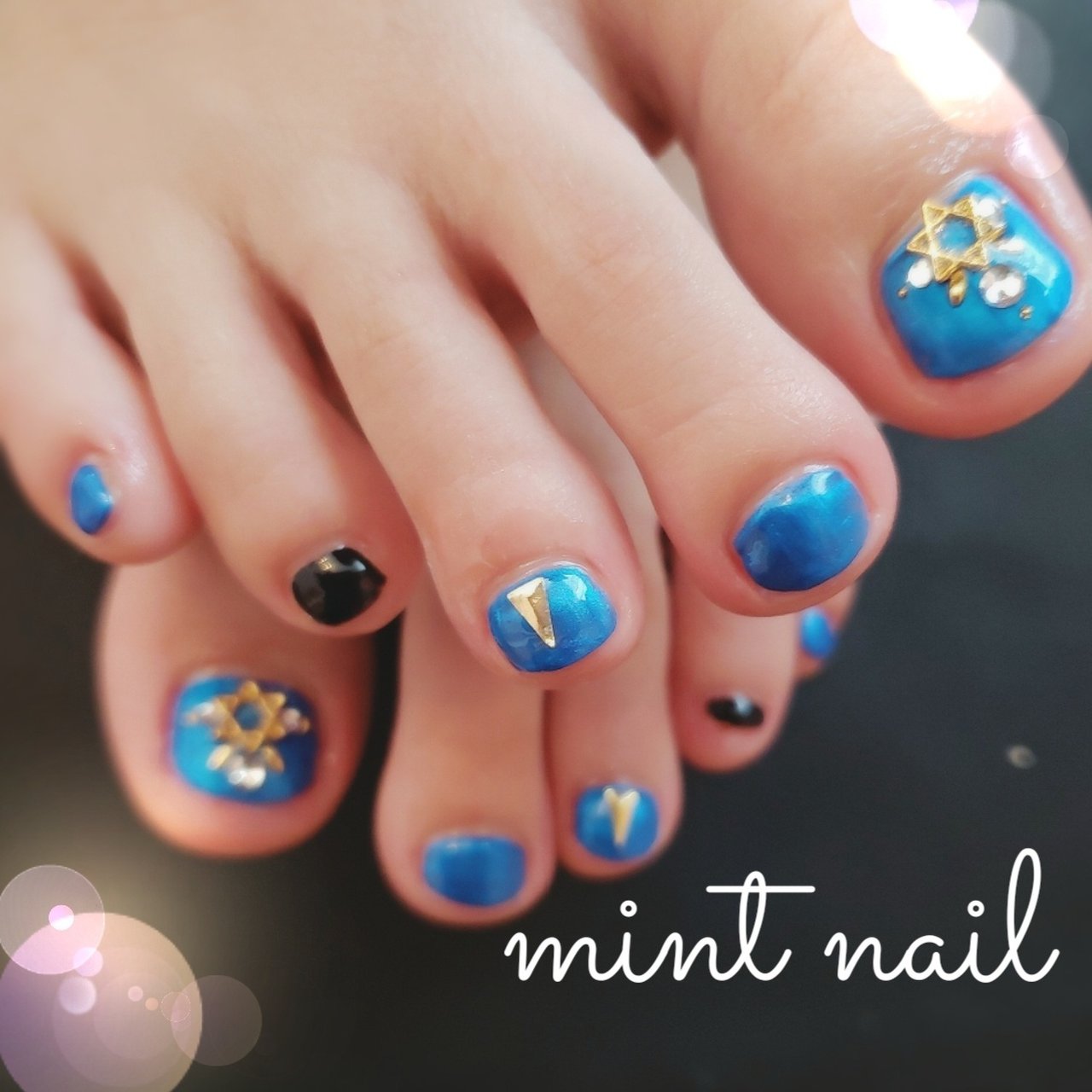 夏 旅行 海 リゾート フット Mint Fleur ミントフルールのネイルデザイン No ネイルブック