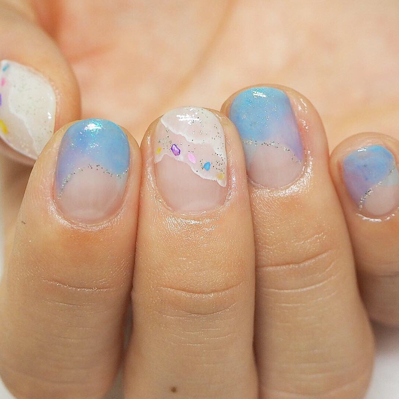 夏 海 リゾート ライブ ハンド 浦和 ネイルサロンrayのネイルデザイン No ネイルブック