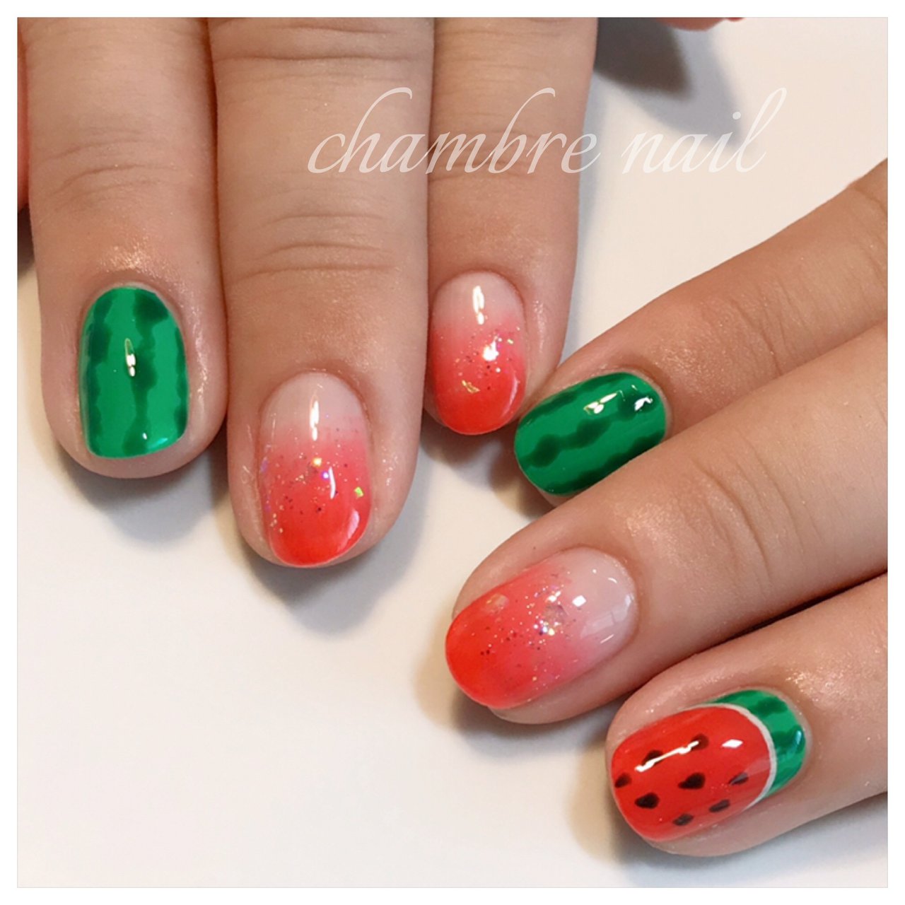 夏 海 リゾート 女子会 ハンド Chambre Nailのネイルデザイン No ネイルブック