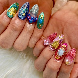 おすすめ順 夏派手ネイルのネイルデザイン ネイルブック
