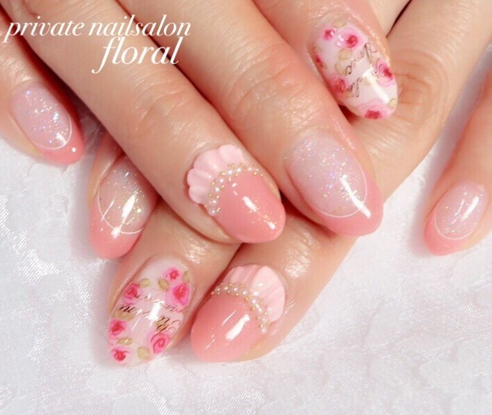 夏 オールシーズン パーティー デート ハンド Private Nailsalon