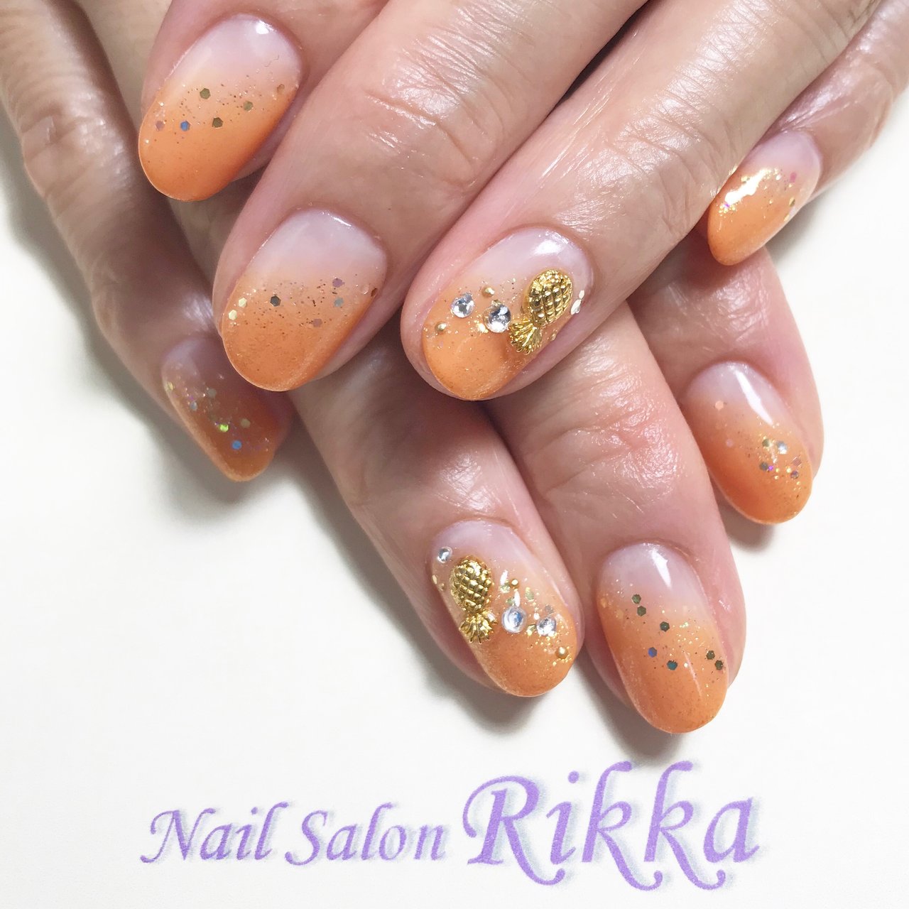 夏 旅行 海 リゾート ハンド Nailsalon Rikkaのネイルデザイン No ネイルブック
