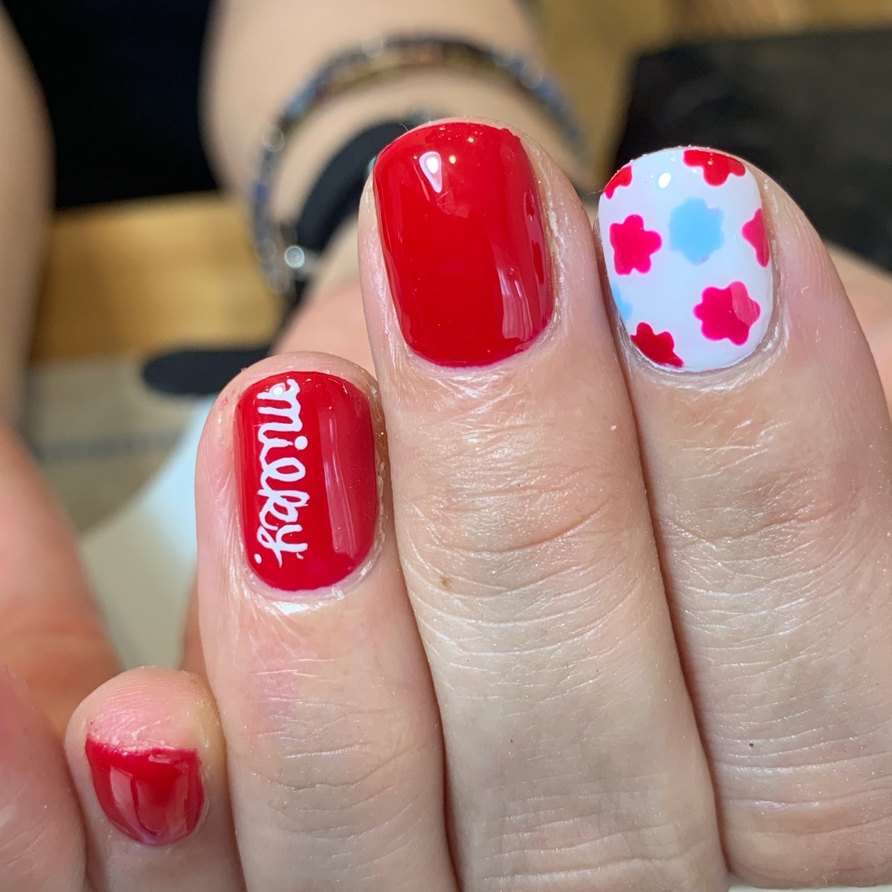 キャラクター ショート レッド ジェルネイル お客様 Sのネイルデザイン No ネイルブック