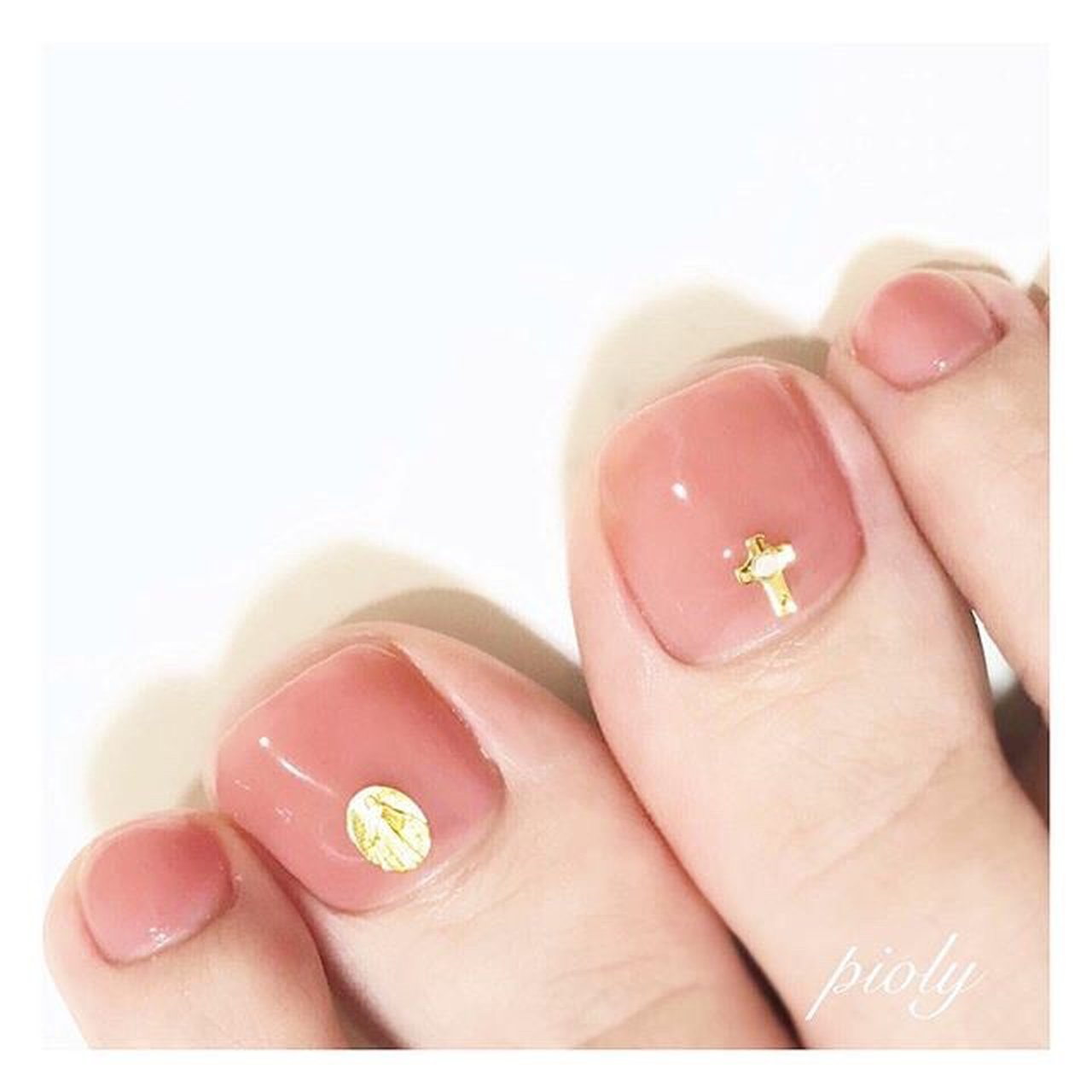 夏 秋 オールシーズン オフィス フット Nail Salon Pioly ピオリー のネイルデザイン No ネイルブック