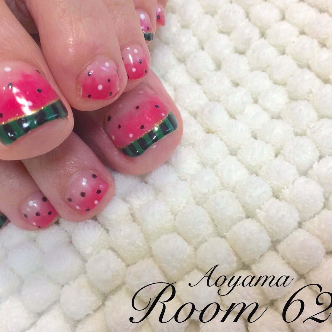 夏 フット グラデーション トロピカル フルーツ Room623のネイルデザイン No ネイルブック