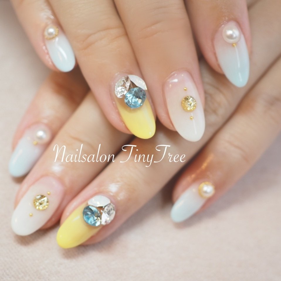 夏 海 リゾート ライブ ハンド Nailsalontinytreeのネイルデザイン No ネイルブック