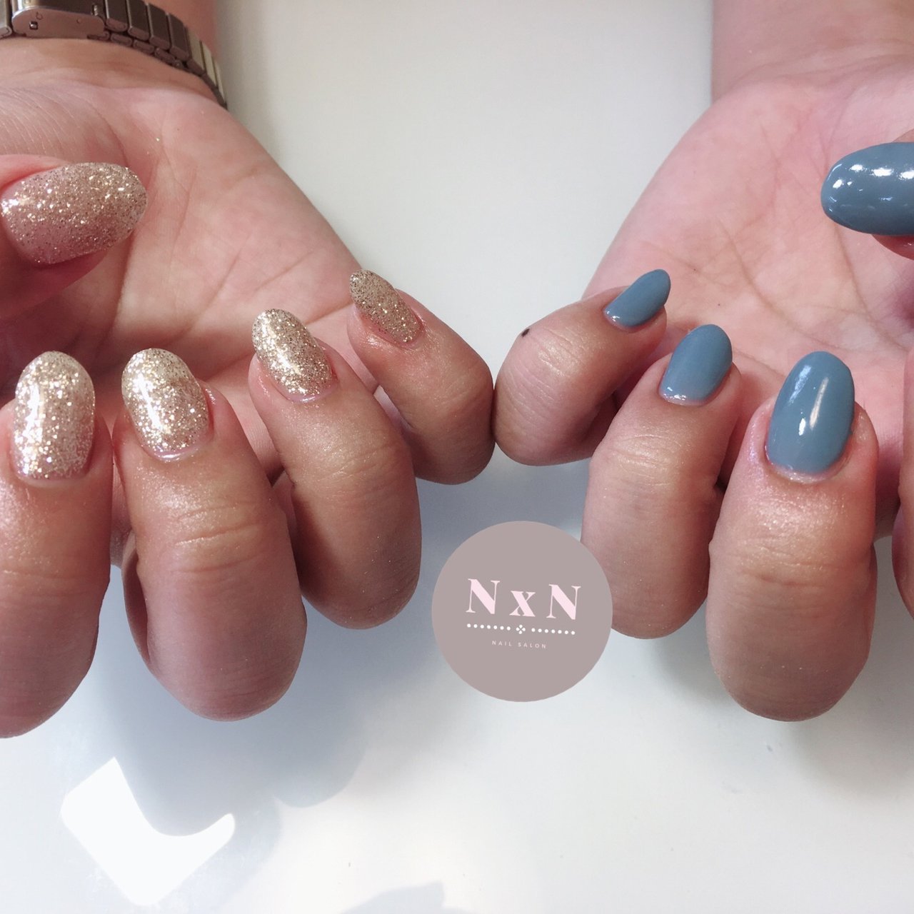 夏/ハンド/シンプル/ラメ/ワンカラー - nail salon N×N Naoのネイル