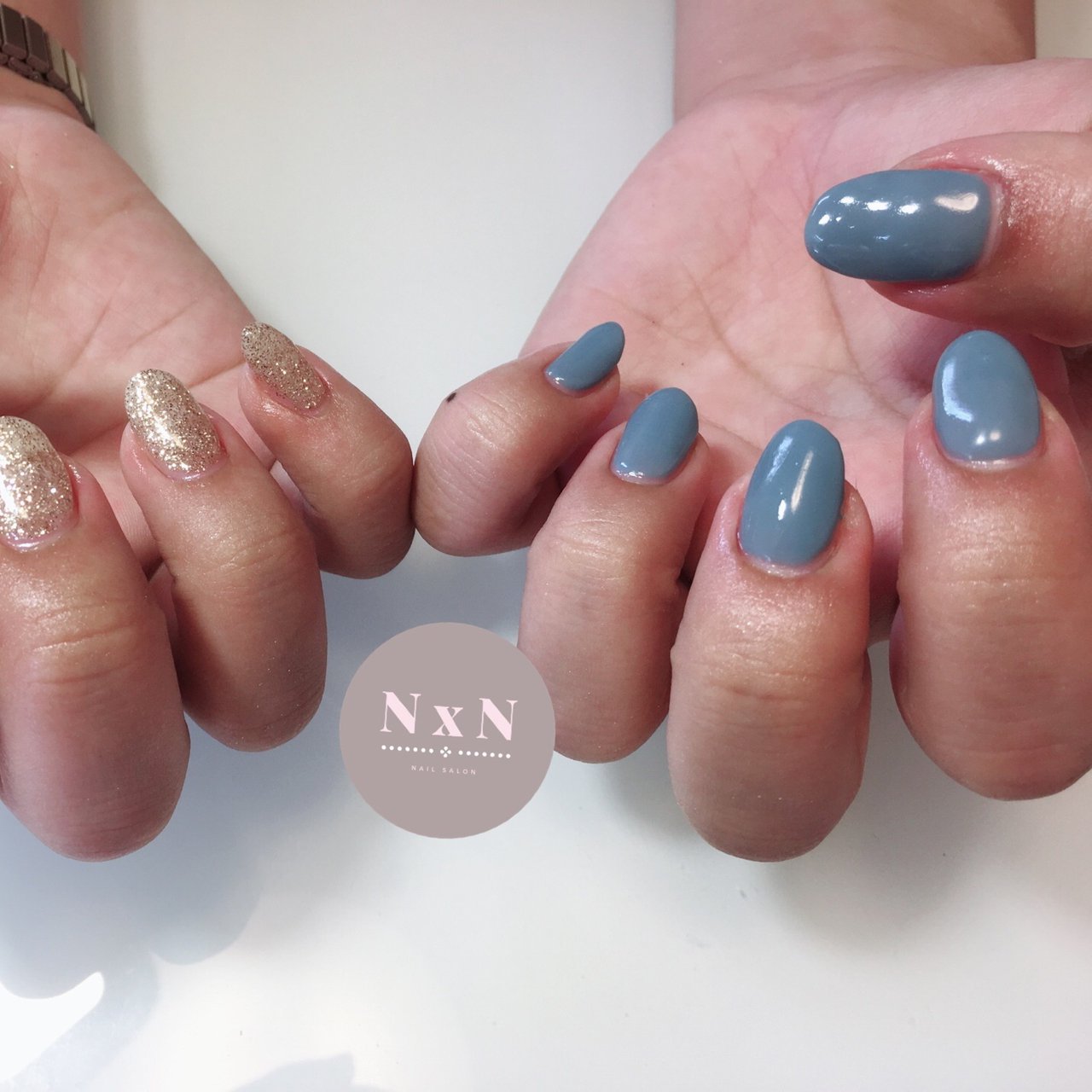 夏 ハンド シンプル ラメ ワンカラー Nail Salon N N Naoのネイルデザイン No ネイルブック