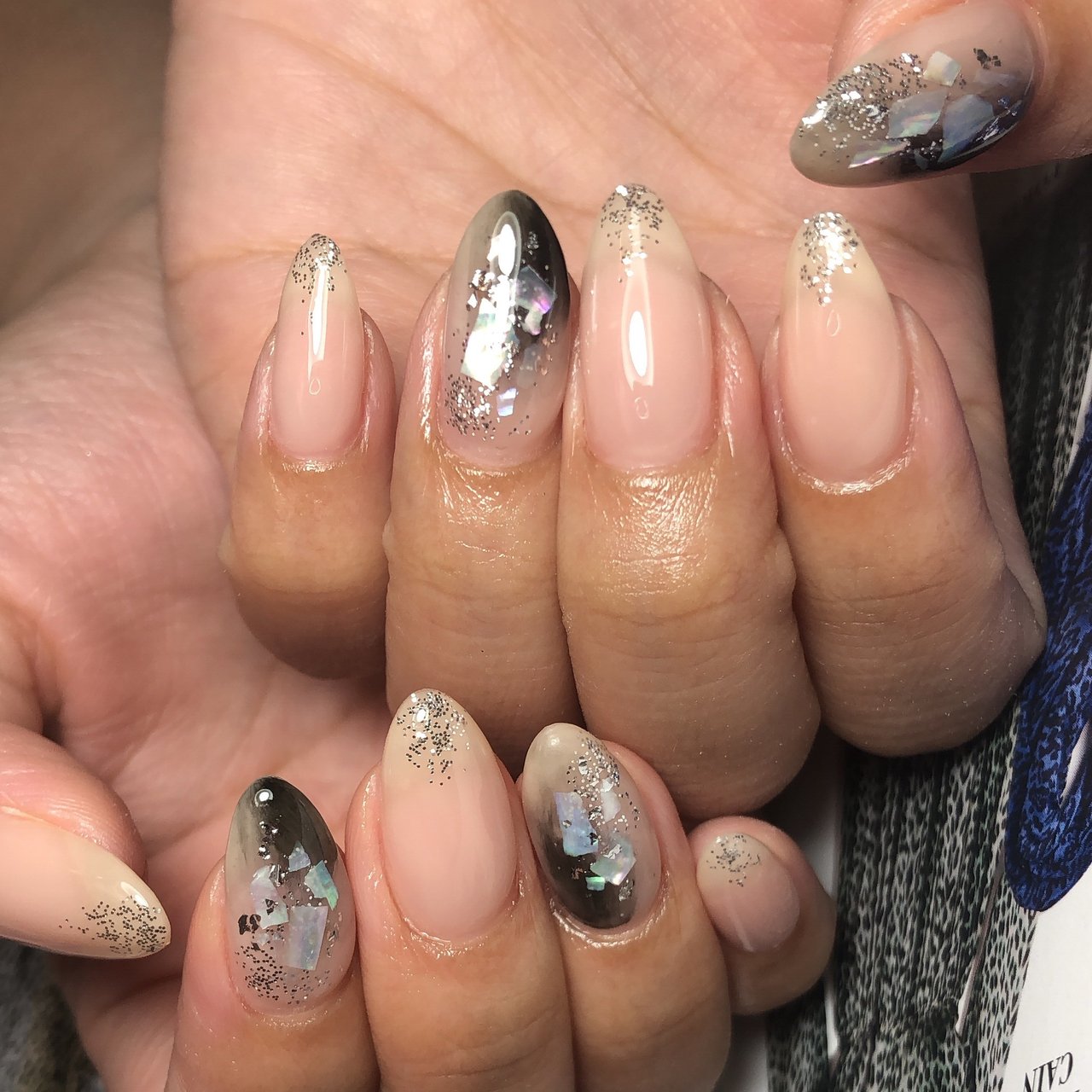 夏 秋 ハンド シェル ニュアンス Alisnailのネイルデザイン No ネイルブック