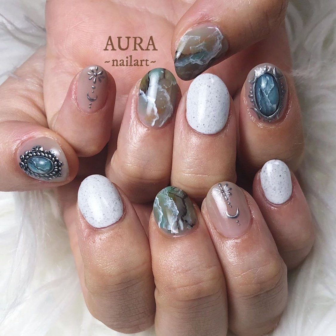 春 夏 秋 冬 ハンド Aura Nailart のネイルデザイン No ネイルブック
