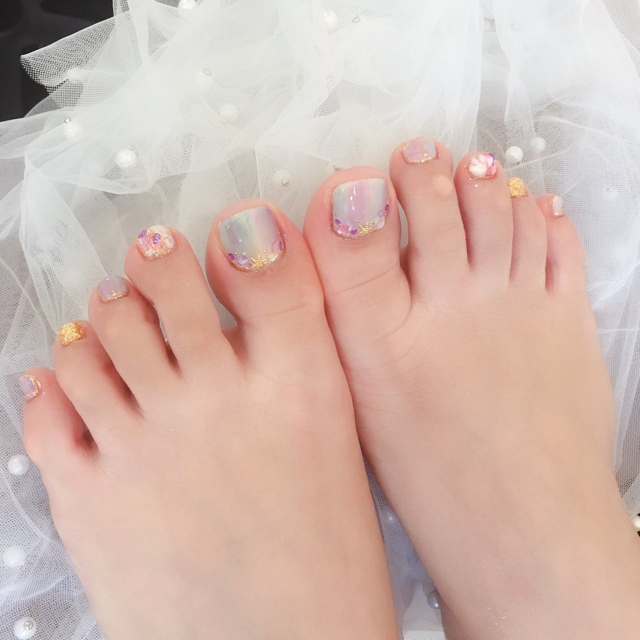 夏 旅行 ブライダル パーティー フット パンダ Nail 川崎のネイルデザイン No ネイルブック