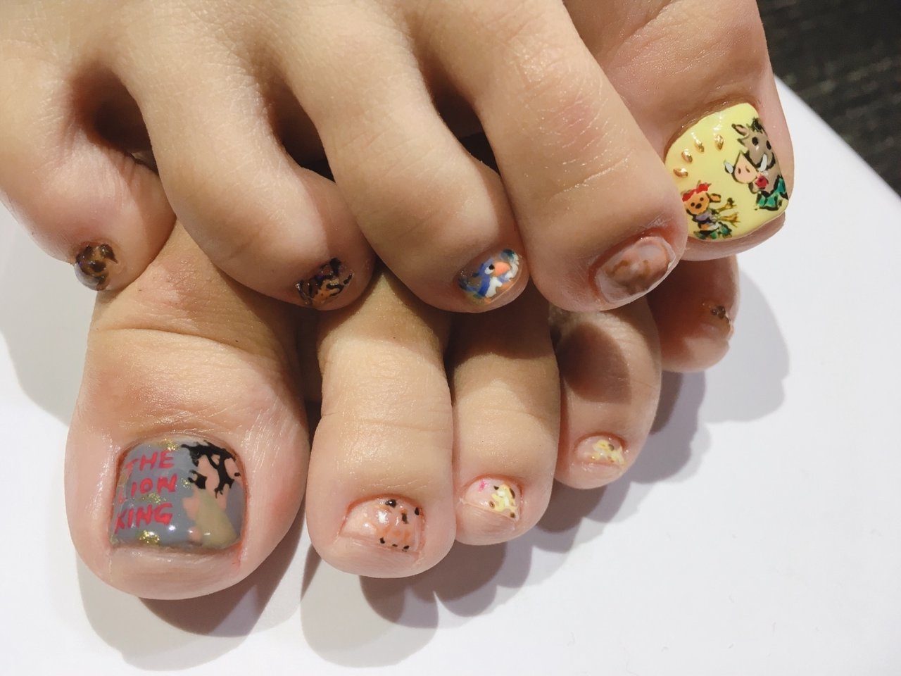 オールシーズン ハロウィン フット アニマル柄 痛ネイル Nbc430dcのネイルデザイン No ネイルブック