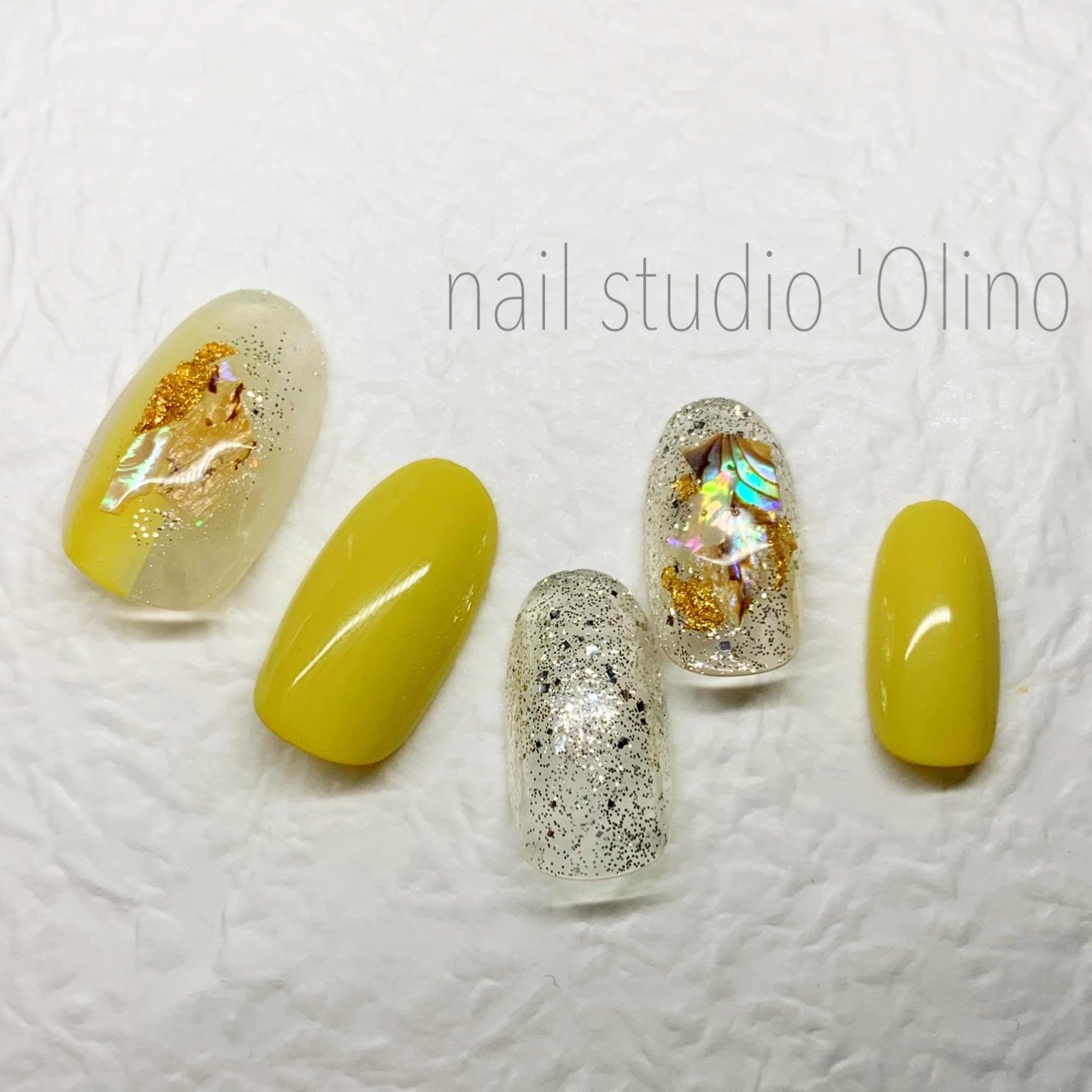 夏 秋 女子会 ハンド シェル Nail Studio Olinoのネイルデザイン No ネイルブック