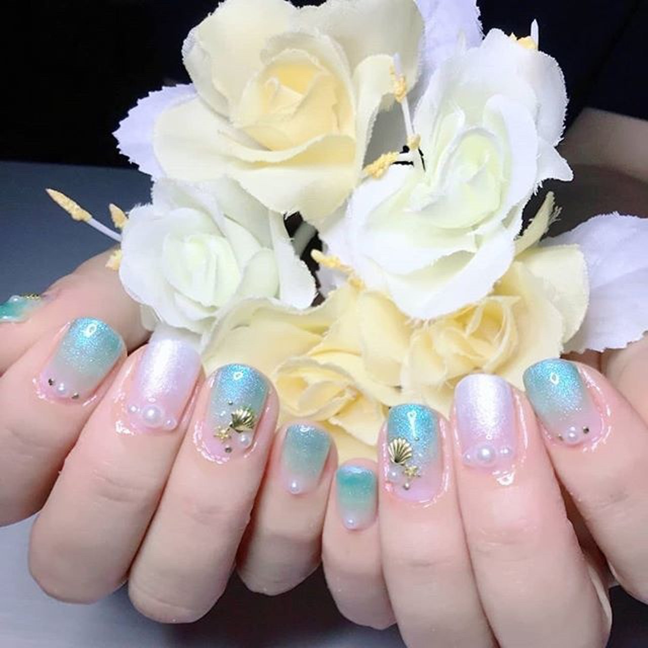 夏 旅行 海 リゾート ハンド Salon De Parfaitのネイルデザイン No ネイルブック