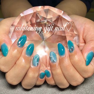 22年 新着順 パーティー お呼ばれ 青緑ネイルのネイルデザイン ネイルブック