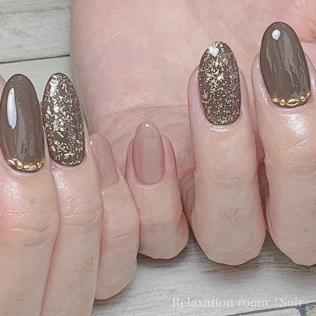 秋 バレンタイン オフィス パーティー ハンド Nail Likeのネイルデザイン No ネイルブック