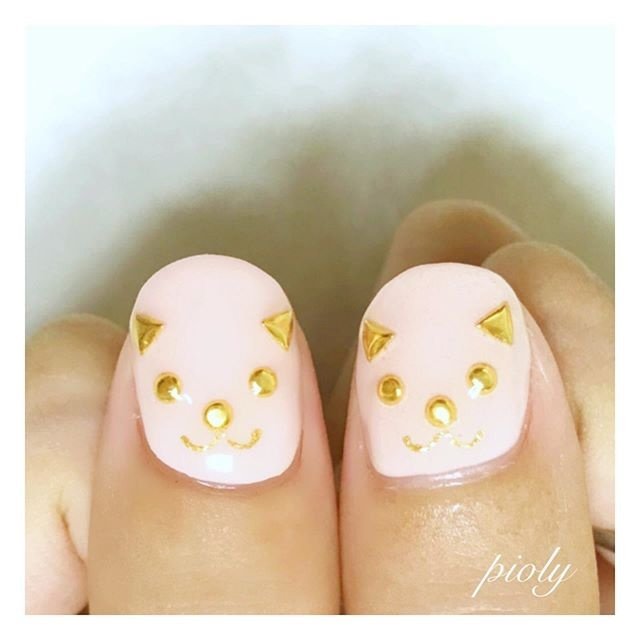 オールシーズン ライブ ハンド ワンカラー キャラクター Nail Salon Pioly ピオリー のネイルデザイン No ネイルブック