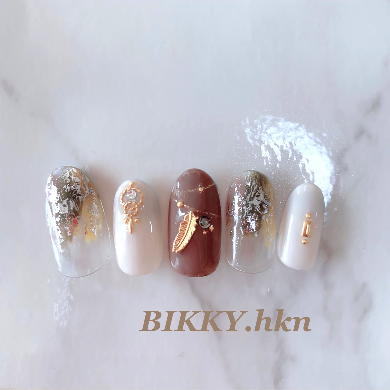 夏 秋 リゾート 浴衣 ハンド Nail Salon Bikky彦根店のネイルデザイン No ネイルブック