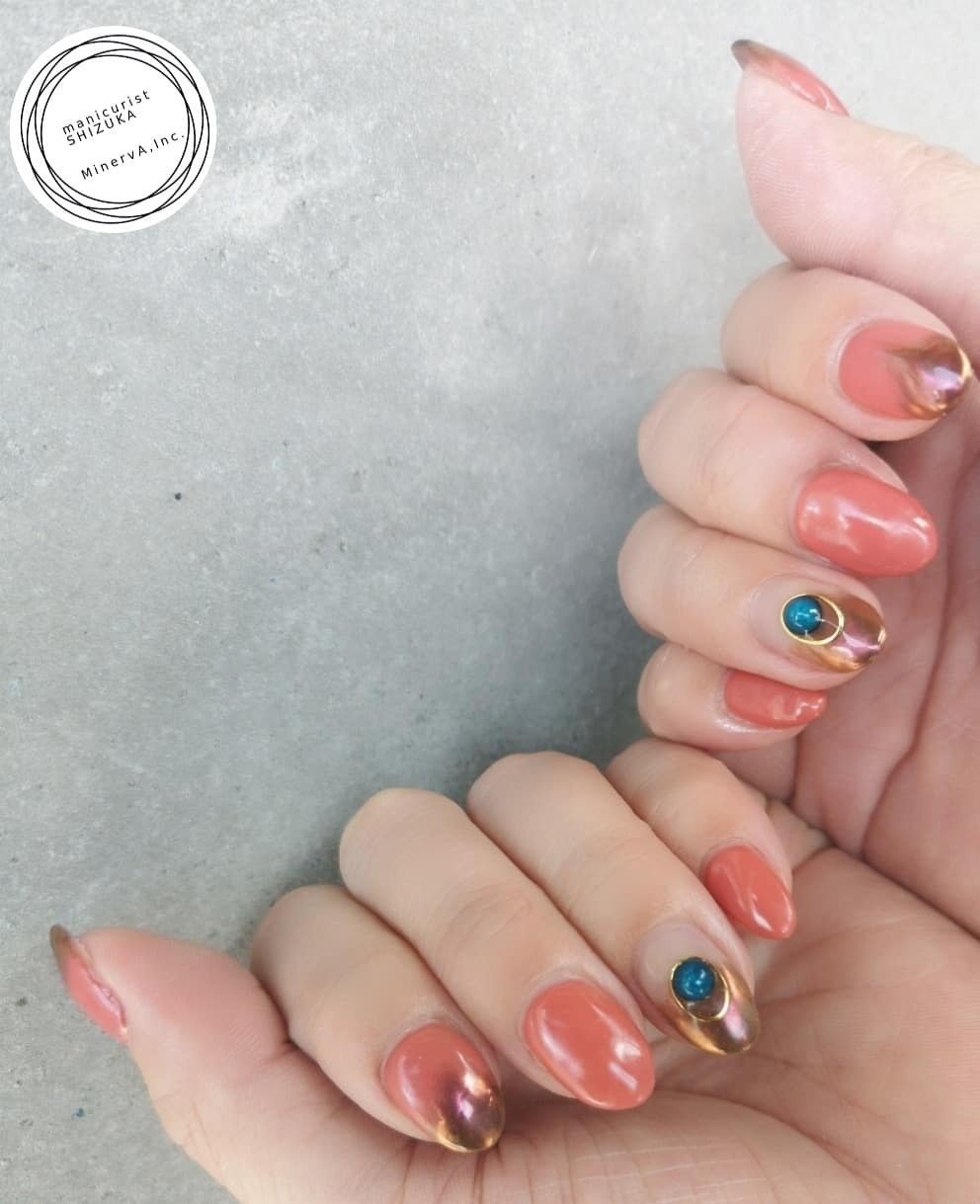 夏 オールシーズン 旅行 海 ハンド Manicurist Shizukaのネイルデザイン No ネイルブック