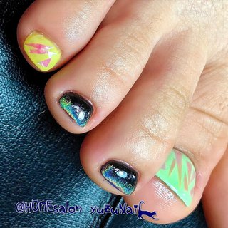 足の反り爪のネイルデザイン ネイルブック