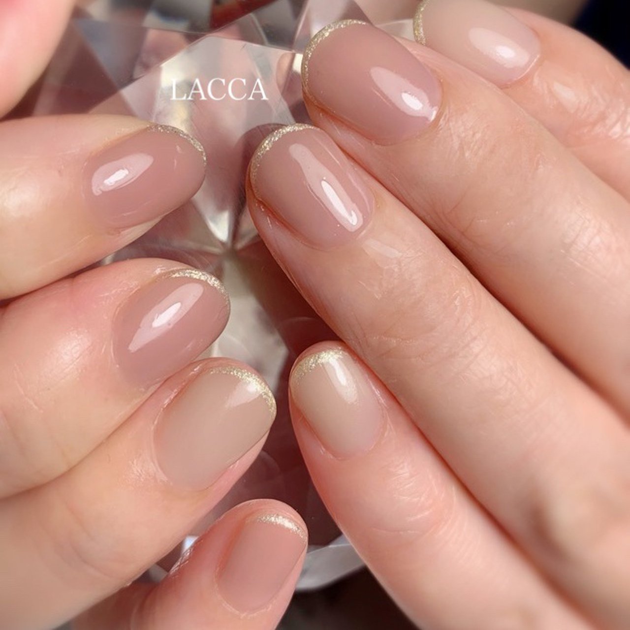 シンプル ワンカラー グレージュ ジェル お客様 Lacca ラッカ 泉パークタウンのネイルデザイン No ネイルブック