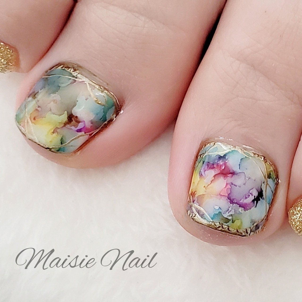 夏 海 リゾート ライブ フット Maisie Nail メイジーネイルのネイルデザイン No ネイルブック