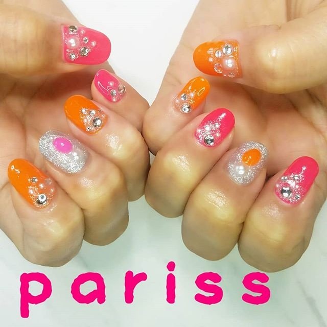 夏 オールシーズン リゾート パーティー ハンド Pariss Staffのネイルデザイン No ネイルブック